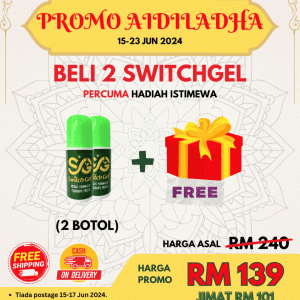 (Terhad) Promosi Aidiladha - 2 Botol + Freegift