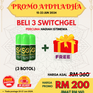 (Terhad) Promosi Aidiladha - 3 Botol + Freegift