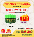 (Terhad) Promosi Aidilfitri - 5 Botol + Freegift