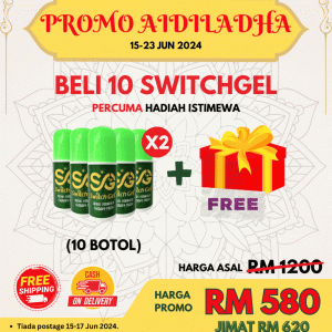 (Terhad) Promosi Aidilfitri - 10 Botol + Freegift